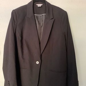 NWOT Liz Claiborne Classic Black Blazer 16W
